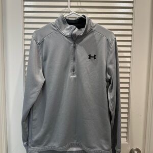 Under Armour Light Gray Men's 1/4 Zip Performance Jacket